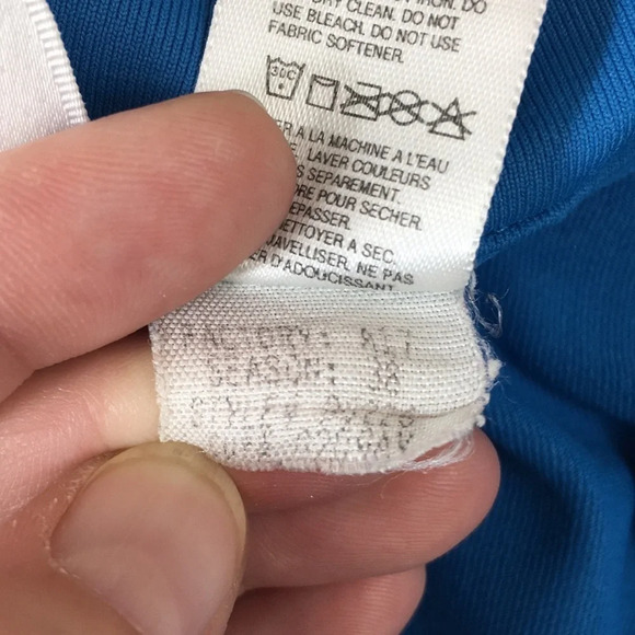 The North Face Blue Half Zip‎ Pullover Sweatshirt Womens Small Long Sleeve - Picture 7 of 11